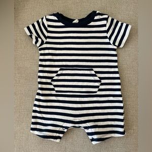 Starting out 18m romper navy/white